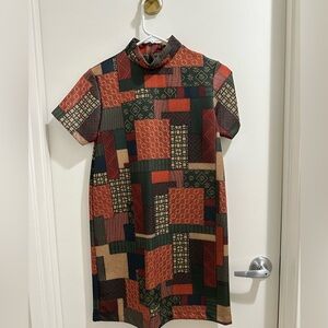 NWT Zara patchwork dress